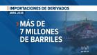 Durante el mes de abril, el país adquirió más de siete millones de barriles de derivados de petróleo en el mercado internacional. Un reportaje de Bernarda Cevallos
