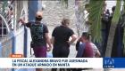 Manabí vuelve a ser escenario del crimen organizado tras el violento asesinato de la funcionaria judicial y su familiar en los exteriores de un restaurante.