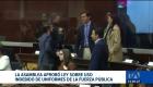 Con el respaldo de 87 legisladores, el Pleno validó el proyecto normativo enfocado en la seguridad. La norma endurece penas por robo de uniformes e insignias. Un reportaje de Karen Haro