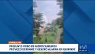 Una presunta perforación clandestina para el robo de combustible causó una rotura en la línea de transporte, provocando un derrame en Quinindé. Un reportaje de Gregory Rosero