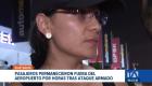 Pasajeros vivieron horas de incertidumbre y temor en los exteriores de la terminal aérea debido al cierre de los accesos por seguridad. Un reportaje de Camila Guevara