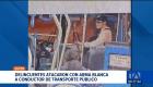 Un conductor fue atacado con arma blanca por asaltantes que robaban su unidad. La víctima recibió asistencia médica de urgencia. Un reportaje de Gustavo Jaramillo