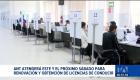 La Agencia Nacional de Tránsito anunció la apertura de sus oficinas en jornadas especiales de fin de semana para agilitar la emisión de licencias. Un reportaje de Juan Miguel Rodríguez