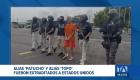 Cabecillas de "Los Choneros" fueron enviados a Estados Unidos bajo estrictas medidas de seguridad. Ambos enfrentarán juicios vinculados al narcotráfico. Un reportaje de Camila Guevara