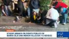 La noche de este sábado, dos menores dispararon en un evento público, dejando además a seis personas heridas. Las autoridades investigan los hechos. Un reportaje de David Vizcaíno
