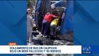 El siniestro ocurrió la mañana de este sábado en el sector de Caupicho, dejando además 18 personas heridas. Se investigan las causas del hecho. Un reportaje de Ismenia Solórzano