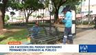 El Parque Centenario sigue cerrado por retrasos en los trabajos de mantenimiento. Ciudadanos reclaman que los trabajos se agiliten y piden más seguridad. Un reportaje de Camila Guevara