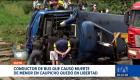 El chofer del bus que causó la muerte de un menor de edad podrá defenderse en libertad. Registros indican que contaba con 3 puntos en su licencia. Un reportaje de Brigette Mancheno