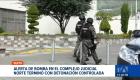Unidades del GIR realizaron una detonación controlada. Se encontró una caja abandonada con un mensaje dirigido a jueces del país.