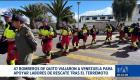 El Contingente de Bomberos de Quito, integrado por 47 especialistas, partió desde el aeropuerto de Latacunga con destino a Venezuela para apoyar en labores de rescate. Un reportaje de Juan Pablo Toro