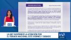 La ANT canceló las citas de este viernes y la jornada extraordinaria del sábado debido al feriado nacional. Además, amplió la prórroga para circular con licencias caducadas hasta el 31 de agosto.