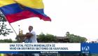 El fervor mundialista paralizó las actividades en Guayaquil. Las calles se llenaron de ciudadanos que salieron a celebrar el triunfo de la Tricolor. Un reportaje de Jazmín Solís