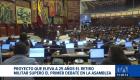 La propuesta legal busca regular la seguridad social militar incrementando de 20 a 25 los años para el retiro. La oposición rechazó la medida. Un reportaje de Karen Haro
