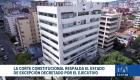 La Corte Constitucional respalda el estado de excepción decretado por el Ejecutivo. Con esta medida se respalda los operativos en 10 provincias y tres cantones críticos. Un reportaje de Astrid Singre