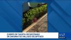 El hallazgo del cuerpo de un taxista de 36 años encide las alarmas. Abandonaron su cabeza en el parque central de Zaruma y el resto del cuerpo en Loja junto a carteles amenazantes.