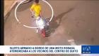 La colaboración de los vecinos permitió la detención de un hombre que utilizaba un arma de fuego para amedrentar a peatones. Un reportaje de Mishell Villacís