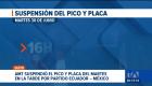 La Agencia Metropolitana de Tránsito confirmó la suspensión de la restricción vehicular para facilitar la movilidad por el partido de 16avos de final de Ecuador. Un reportaje de Stephany Paz