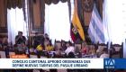 El Concejo de Guayaquil aprobó entregar una compensación a los transportistas para la renovación obligatoria de unidades y definió nuevas tarifas de pasajes. Un reportaje de Jazmín Solís