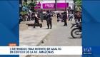 Una rápida respuesta de la policía evitó un asalto en un edificio comercial. Los uniformados capturaron en flagrancia a tres ciudadanos extranjeros. Un reportaje de Nathalie Jiménez