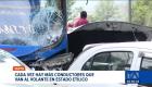 La AMT reportó que en los primeros seis meses del año se registró un incremento de choferes manejando bajo los efectos del alcohol. Un reportaje de Stephany Paz
