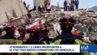 Luego de siete días en labores de búsqueda tras los terremotos en Venezuela, el contingente especializado retornó al país. El equipo  logró rescatar con vida a dos personas atrapadas bajo los escombros. Un reportaje de Juan Pablo Toro
