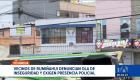 Moradores del cantón Rumiñahui localidad se tomaron las calles de forma pacífica para denunciar el repunte de hechos delictivos. Un reportaje de Brigette Mancheno