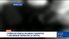 La violencia intrafamiliar cobró la vida de dos personas durante el fin de semana en Quito. La Policía Nacional atendió ambas emergencias. Un reportaje de Brigette Mancheno