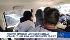 La Policía detuvo a dos presuntos asaltantes dedicados al robo de teléfonos móviles en el norte de Quito. Un reportaje de Brigette Mancheno