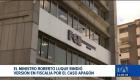 El funcionario acudió por segunda ocasión tras la petición de un técnico de Celec procesado. Luque se retiró sin responder preguntas.Un reportaje de Fausto Yépez