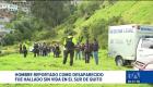 El cuerpo sin vida de un ciudadano que fue reportado como desaparecido fue localizado en el sector de La Lucha de los Pobres. Un reportaje de Gustavo Jaramillo