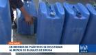 Una patrulla marítima interceptó una embarcación sospechosa que transportaba 73 bidones cargados de droga atribuida a 'Los Lobos'. Un reportaje de Jazmín Solís