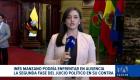 La Revolución Ciudadana impulsa el proceso, pero no hay certezas de que la exfuncionaria acuda a la Comisión para ejercer su defensa. Un reportaje de Karen Haro