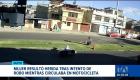 La mujer circulaba por la av. Alonso de Angulo cuando fue interceptada por hombres en moto que provocaron su caída para robar sus pertenencias. Un reportaje de Juan Miguel Rodríguez