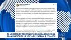 La decisión del país vecino se concreta a un poco más de un mes de que inicie la temporada de estiaje en el territorio nacional. Un reportaje de Bernarda Cevallos