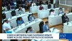 El debate en el Municipio de Quito quedó truncado luego de que la mayoría de ediles abandonaran la sesión, solo 10 concejales se mantuvieron en el pleno. Un reportaje de Stephany Paz