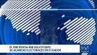 El CNE avanza en la revisión de las inscripciones presentadas por los movimientos y partidos políticos, 138 alianzas electorales fueron aprobadas. Un reportaje de Brigette Mancheno