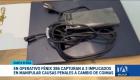 El Ministerio del Interior confirmó la aprehensión de tres personas acusadas de cobrar hasta USD 15 mil por torcer procesos judiciales en Santa Elena. Un reportaje de Catalina García