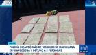 Tareas de inteligencia lideradas por la Policía Nacional permitieron ubicar una bodega en el sur de Quito con más 100 kilos de droga. Un reportaje de Brigette Mancheno