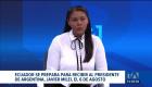 La embajadora Diana Salazar confirmó los objetivos de la cita diplomática y abordó la situación de la crisis en el sistema judicial. Un reportaje de Ericka Vera