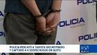 Agentes especializados de la Policía Nacional liberaron a un chofer retenido contra su voluntad en el sector sur de Quito. Un reportaje de Gustavo Jaramillo