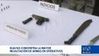 Datos oficiales revelan el impacto del armamento ilegal en los índices de violencia del país. Durante el primer trimestre de 2026, se decomisaron más de 6.200 armas. Un reportaje de Belén Merizalde