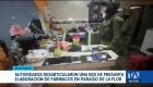 Diversas intervenciones policiales durante los días de asueto permitieron la localización de una fábrica ilegal de medicamentos en Guayaquil. Un reportaje de Jazmín Solís