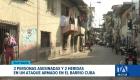 La violencia golpeó a la Zona 8. Un ataque armado en el barrio Cuba dejó tres personas fallecidas y dos heridas. Un reportaje de Jazmín Solís