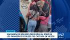 Las mujeres aprovechaban las aglomeraciones en la Entrada de la 8 al momento en que los usuarios abordan el transporte público para robar. Un reportaje de Paula Kuhn