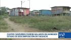 El descubrimiento se registró en el límite con el cantón Durán, sumándose a la ola de violencia que atraviesa la provincia del Guayas. Un reportaje de Camila Guevara