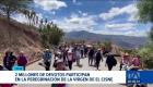 Miles de peregrinos recorrieron los primeros 22 kilómetros de caminata desde el santuario nacional hasta la parroquia San Pedro de la Bendita en la jornada inicial. Un reportaje de María del Rocío Coronel