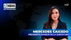 "Este protocolo, que no es para todos los casos, sino solamente para casos de crimen organizado, y que también cubre a las víctimas de violencia de género, violencia intrafamiliar, niñas, niños, adolescentes", indicó Mercedes Caicedo, presidenta del Consejo de la Judicatura, sobre la emergencia en la Función Judicial.
