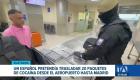 Un nuevo operativo antinarcóticos en el Aeropuerto de Guayaquil permitió la captura de un ciudadano que pretendía abordar un vuelo hacia Madrid con droga. Un reportaje de Bernarda Cevallos