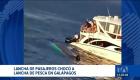 El choque entre las naves provocó el volcamiento del barco de pesca en altamar, dos tripulantes lograron salvar sus vidas. Un reportaje de Diego Añazco