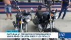 Las operativos permitieron la aprehensión de varios sospechosos, entre ellos tres presuntos integrantes de estructuras criminales. Un reportaje de Camila Guevara